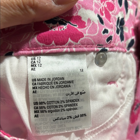 Charter Club Floral Pink Cropped Pants - Picture 9 of 10